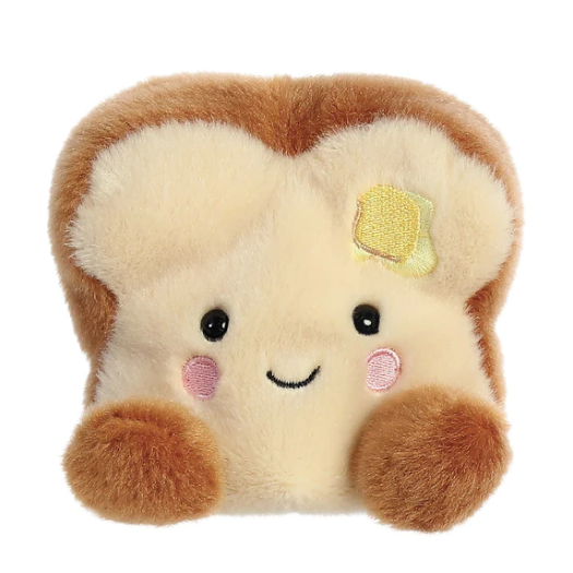 Palm Pals Buttery Toast Soft Toy plush with bean filled inner