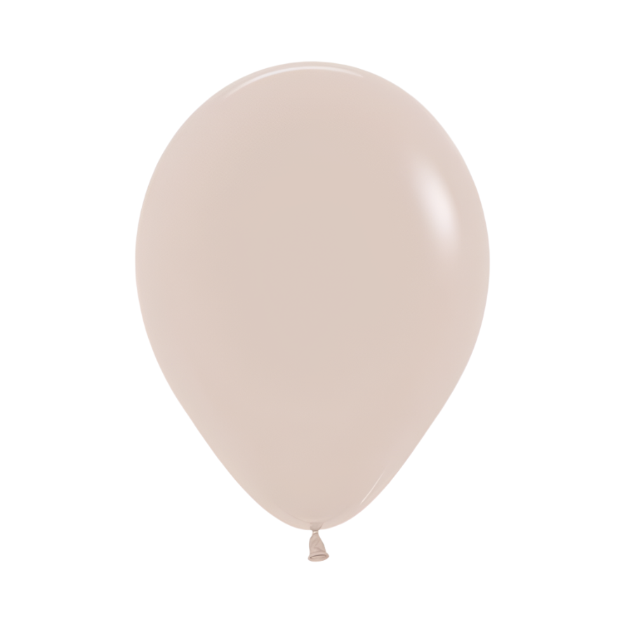 Latex Quality bALLOONS IN A NEUTRAL SHADE OF WHITE SAND