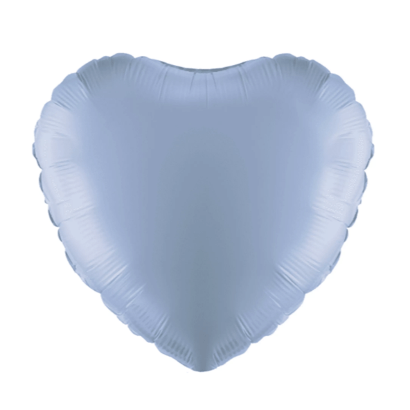 blue heart balloon for baby shower