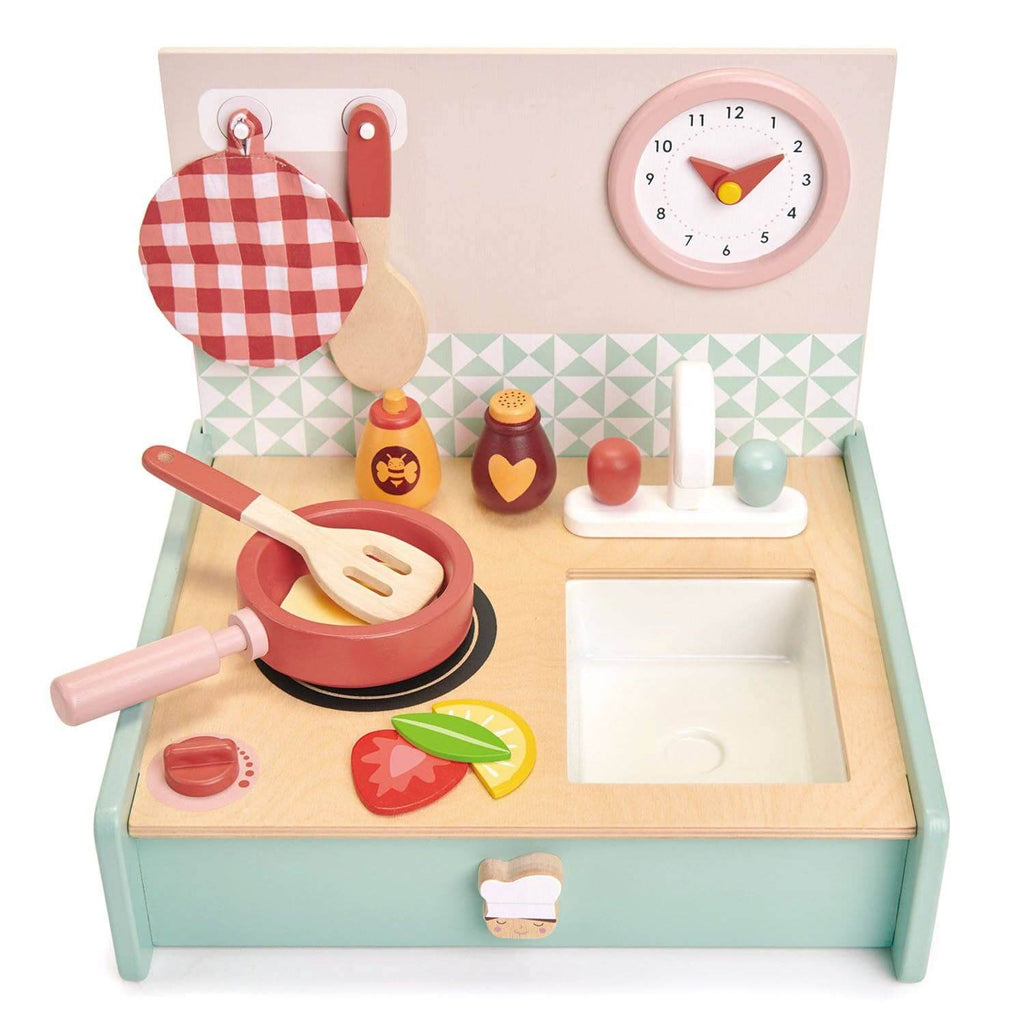 Pretend play kitchen tender leaf design